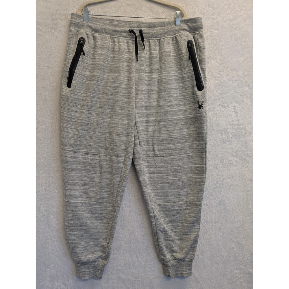 Spyder Active Men's Gray Heathered Jogger Sweatpants XXL/TTG‎ ProWeb